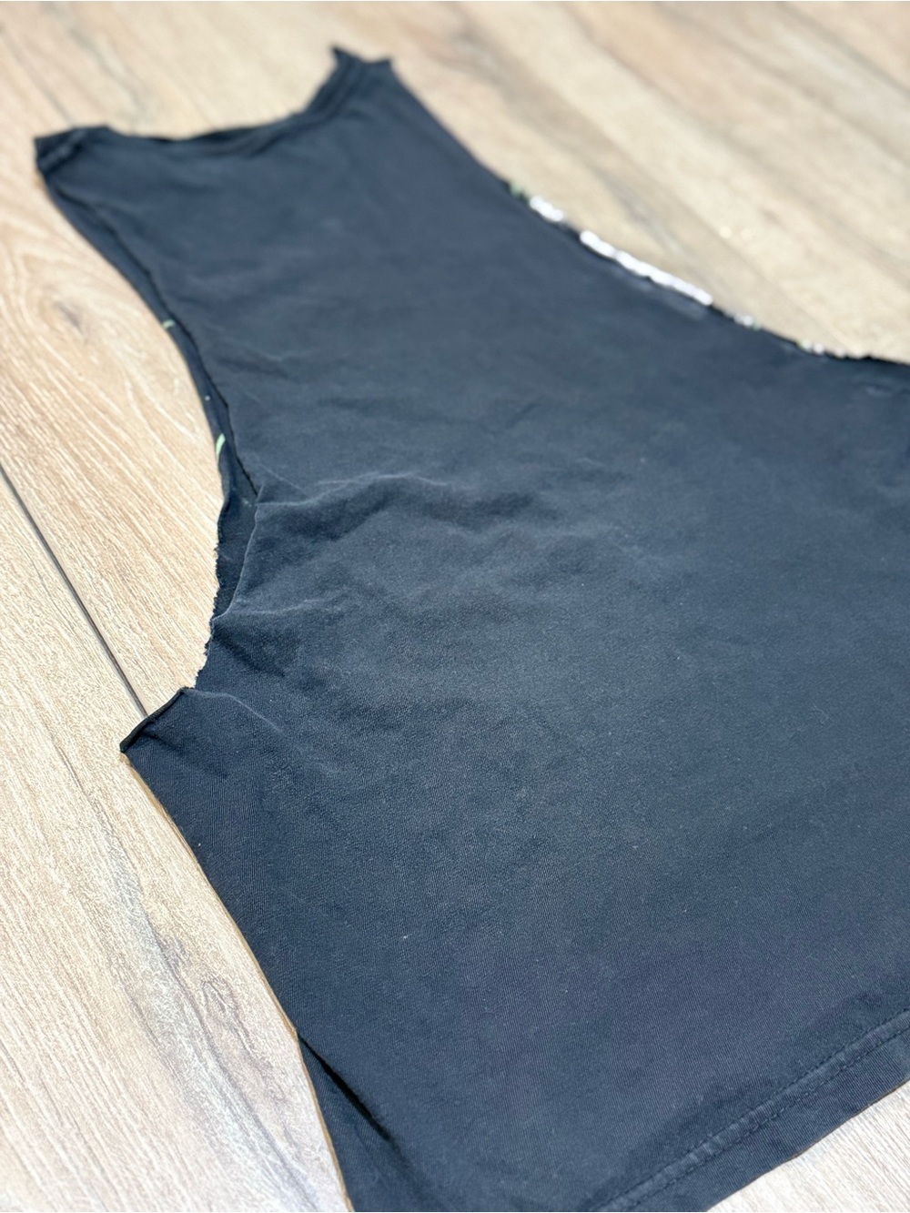 Poison Graphic Band Tee Muscle Tank Vintage Wash Black Size Small - Picture 5 of 15
